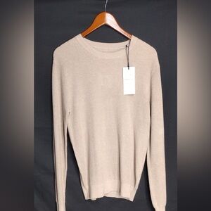 Keneth cole Elegant Tan men Sweater size M brand new w tags